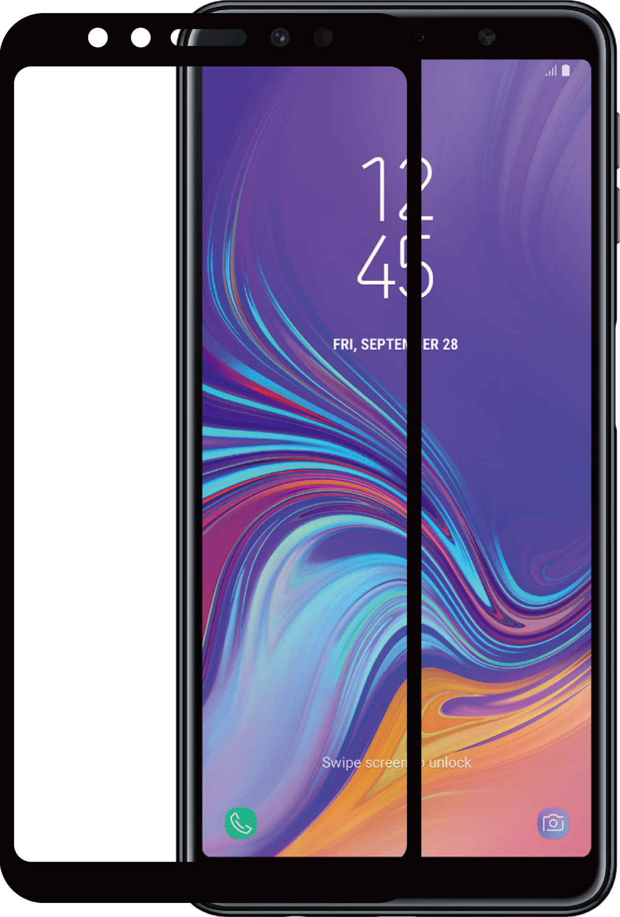 Azuri Tempered Glass Flat Rinox Armor - Samsung A7 2018 Price In Nigeria Clipart (1279x1891), Png Download