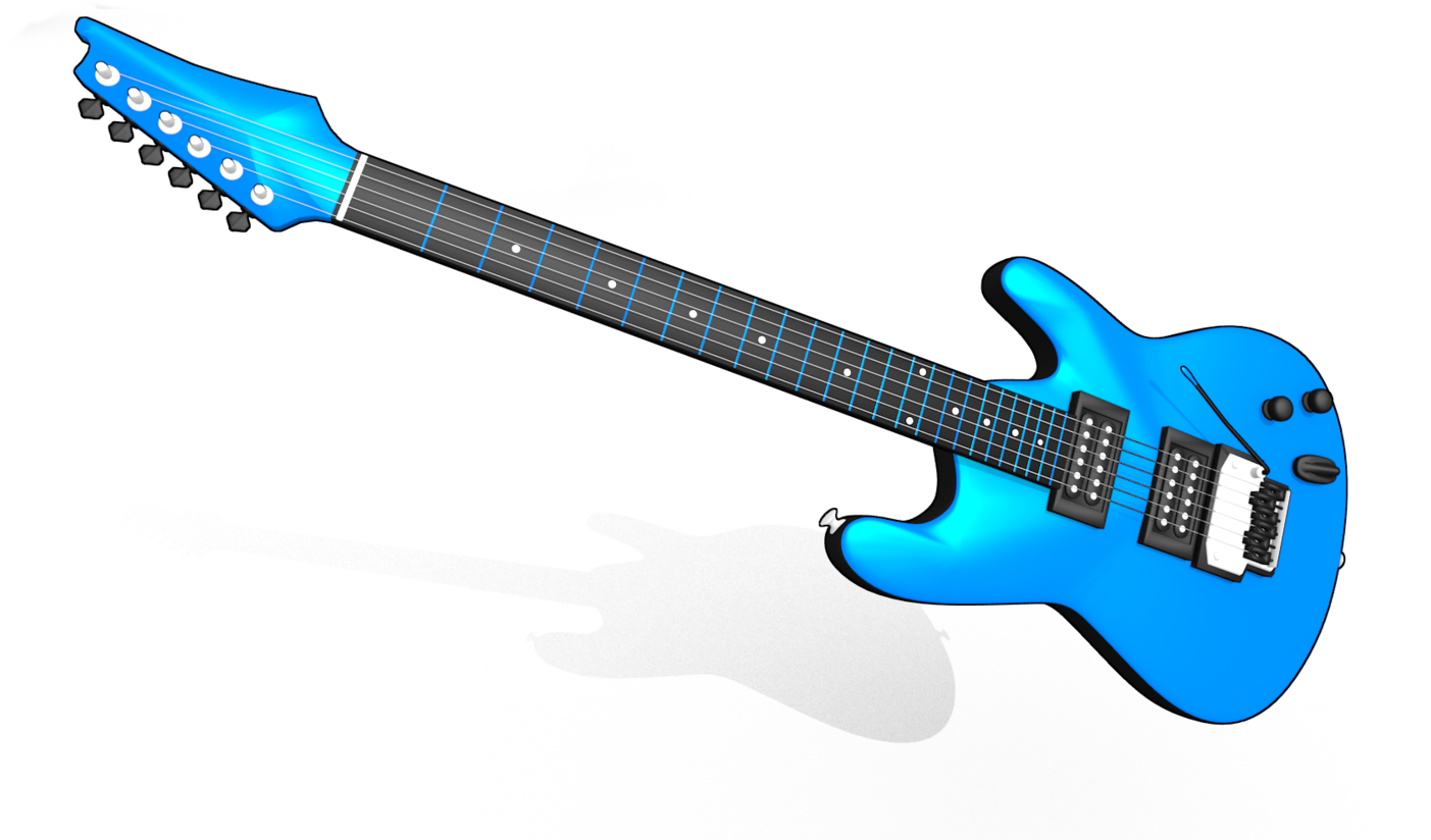 Electric Guitar - Guitar Png Hd Download Clipart (1600x900), Png Download