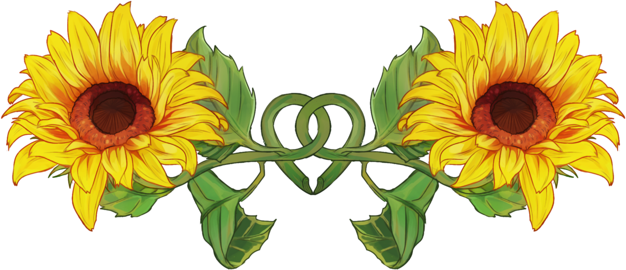 Sunflower // Warmth, Happiness, Adoration, Longevity - Sunflower Clipart (1280x711), Png Download