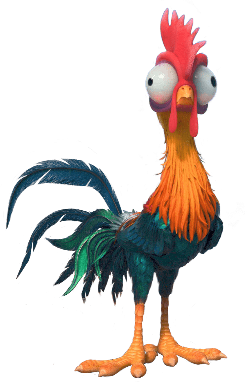 At The Movies - Heihei Png Clipart (881x1338), Png Download