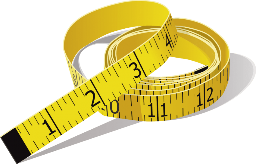 Free Png Download Measure Tape Clipart Png Photo Png - Tape Measure Clipart Transparent Png (850x544), Png Download