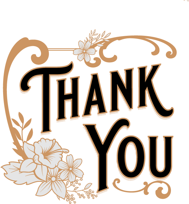 Thank You Vintage S Free Clipart (730x730), Png Download