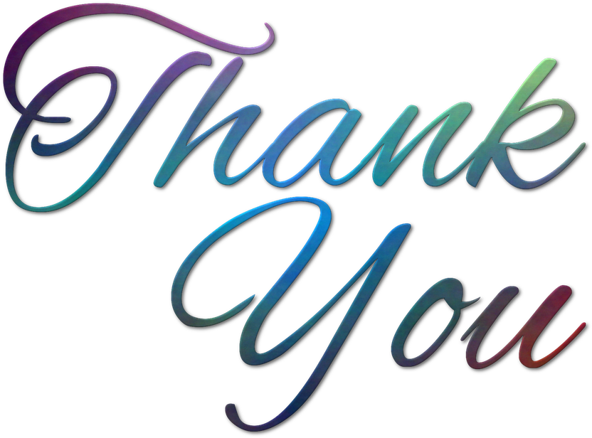 Thank You Png - Thank You Text Clipart (960x720), Png Download