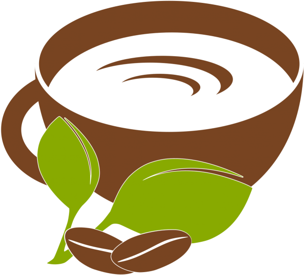 Coffee Logo Vector Free - Coffee Logo Vector Png Clipart (999x999), Png Download