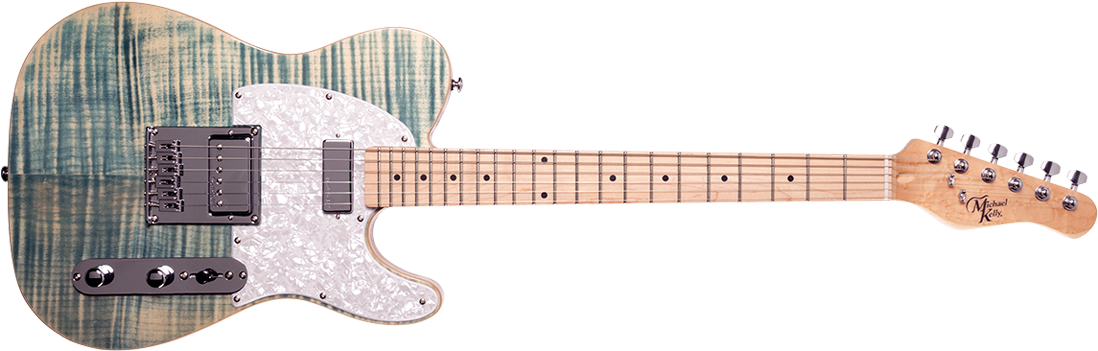 Michael Kelly Guitar 55 Clipart (1100x362), Png Download