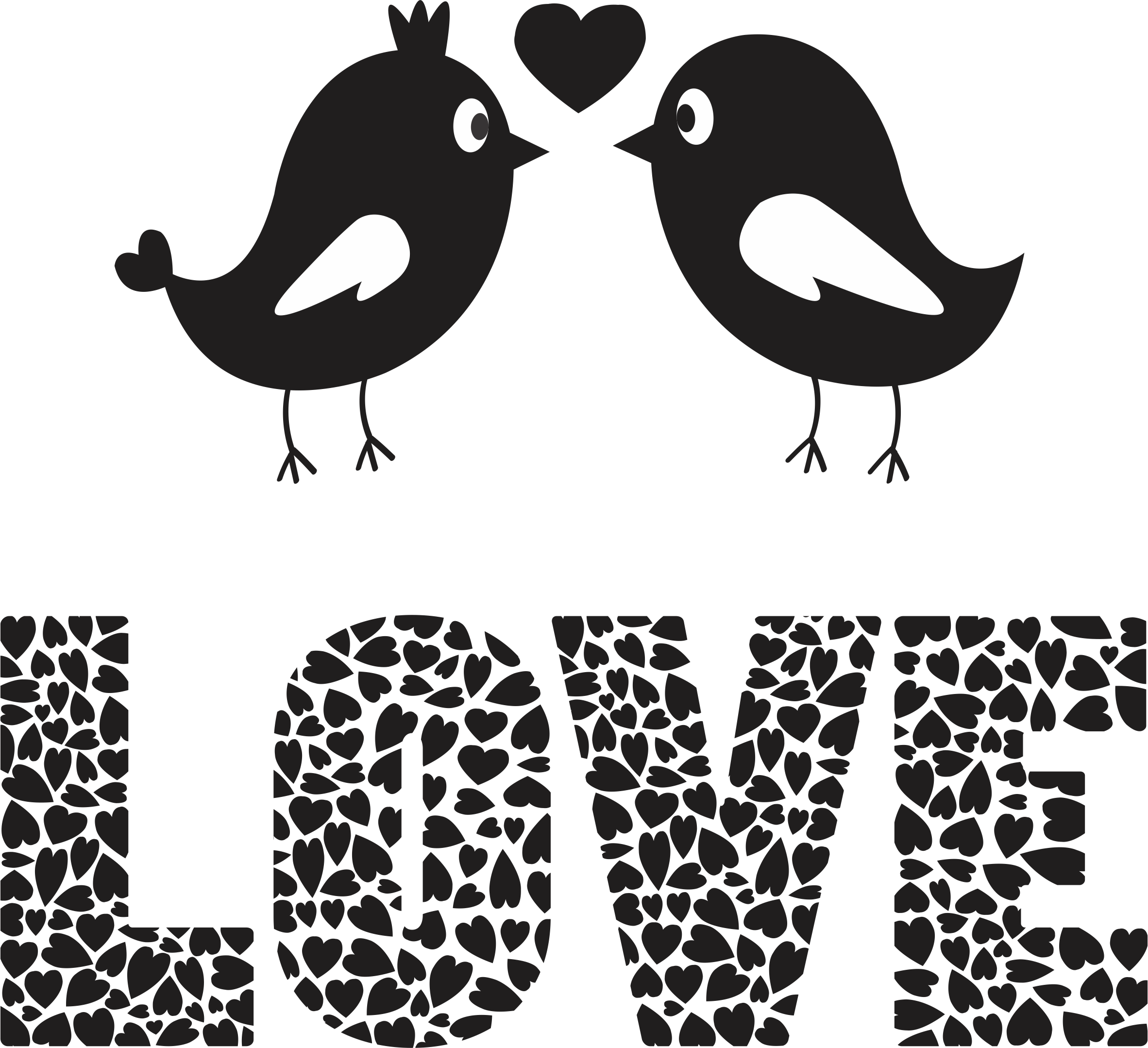 Love Birds Png Image - Mensajes Para 14 De Febrero Clipart (2364x2158), Png Download