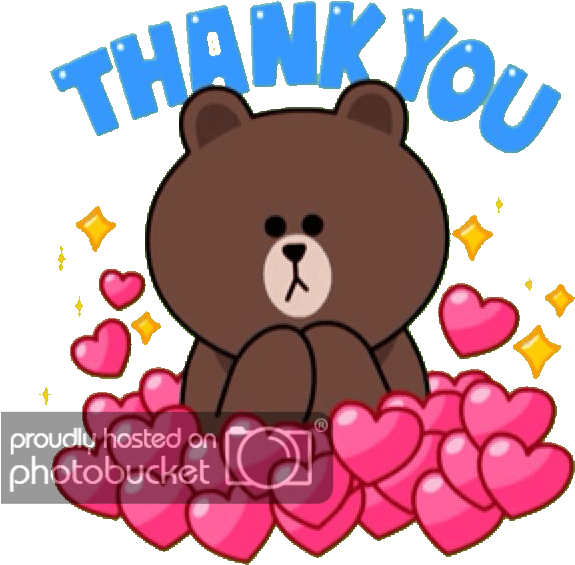Big Thank You Clipart - Line Friends Thank You - Png Download (634x640), Png Download