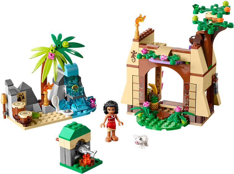 Moana's Island Adventure - Lego Disney Princess Moana Clipart (800x600), Png Download