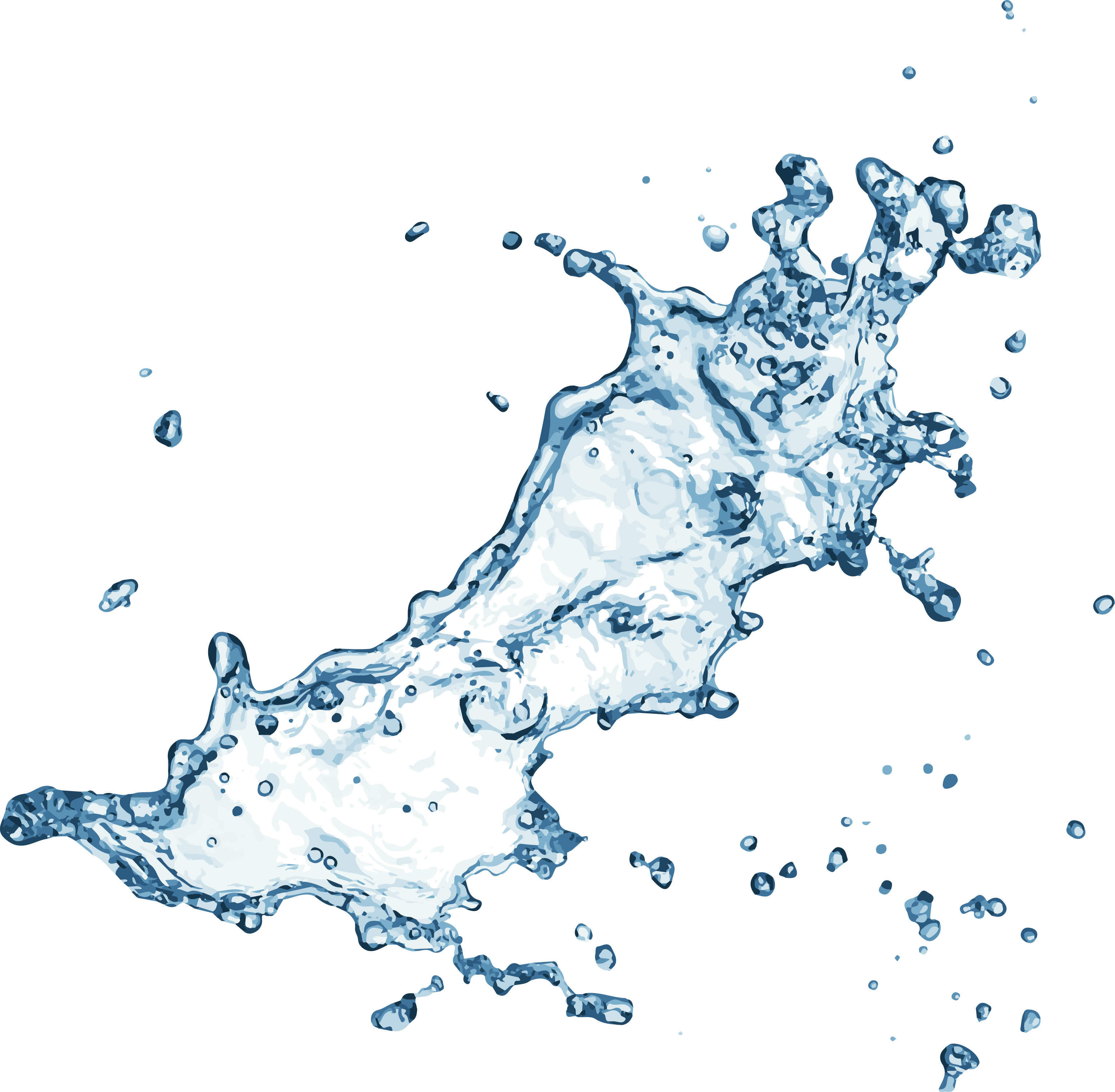 Water Splash Png Clipart (3069x3005), Png Download