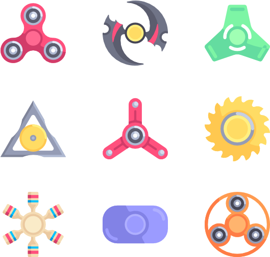 Fidget Spinner - Spinners Icon Clipart (600x564), Png Download