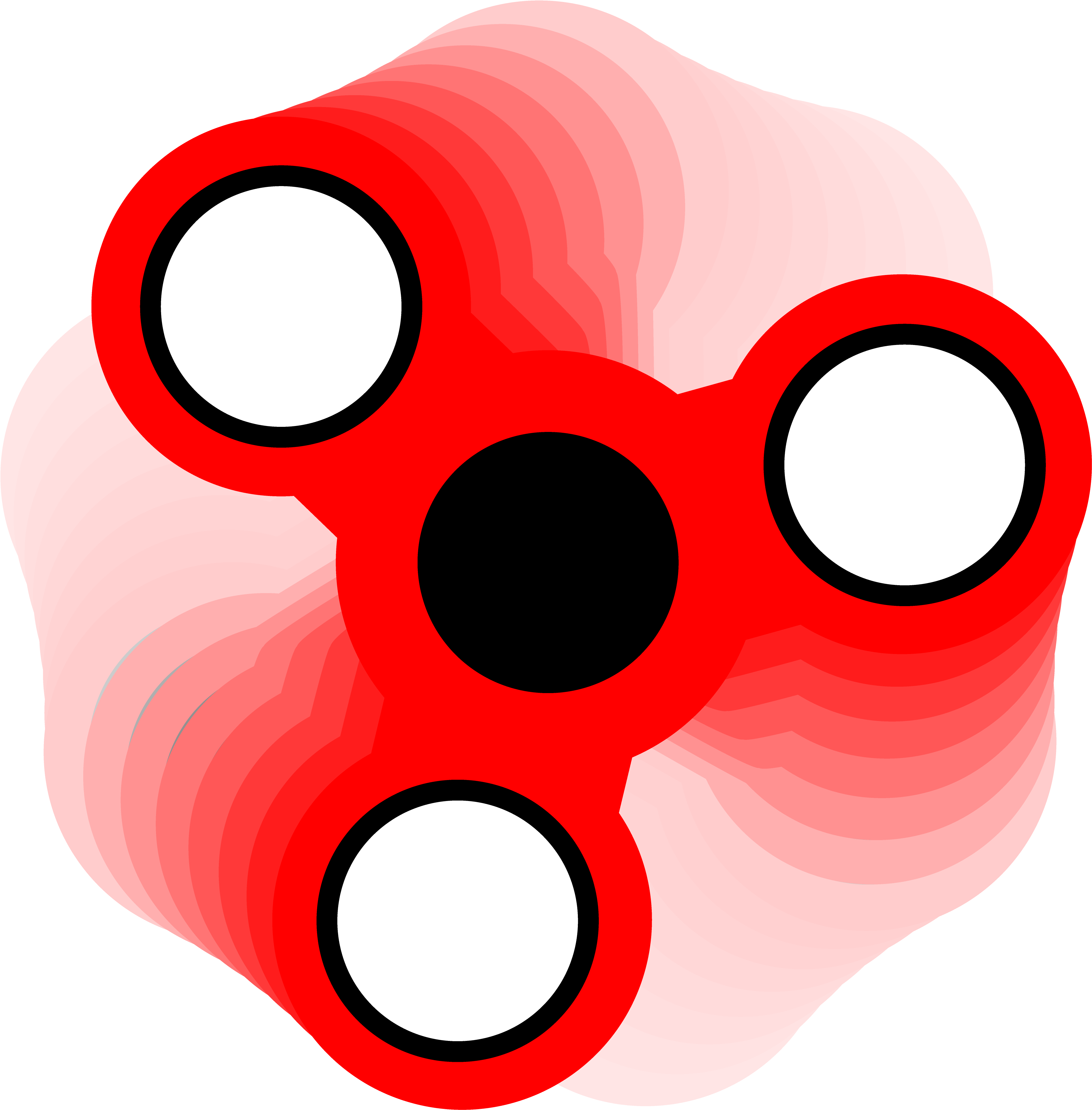 Fidget Spinner Vector , Png Download Clipart (3857x3919), Png Download