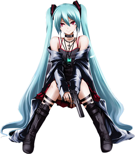 Anime - Anime Gangster Girl Png Clipart (600x600), Png Download