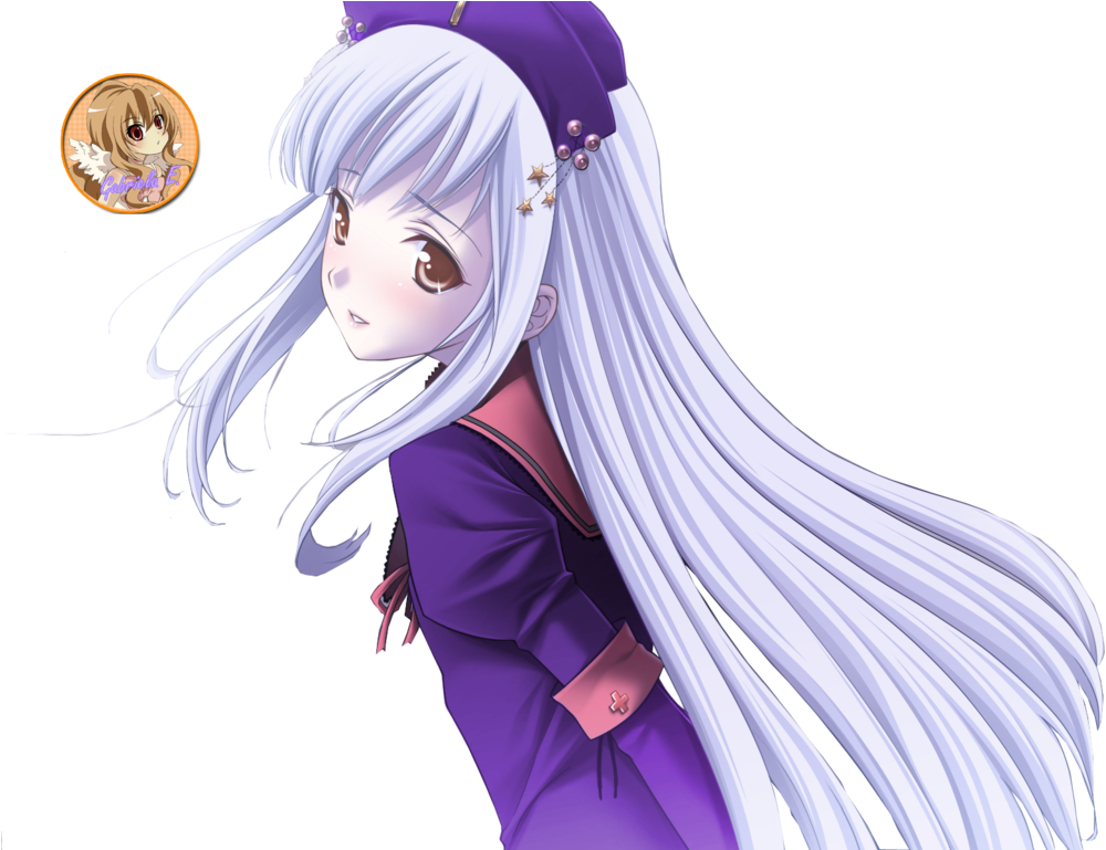 Anime Png - Anime Purple Png Clipart (1024x768), Png Download