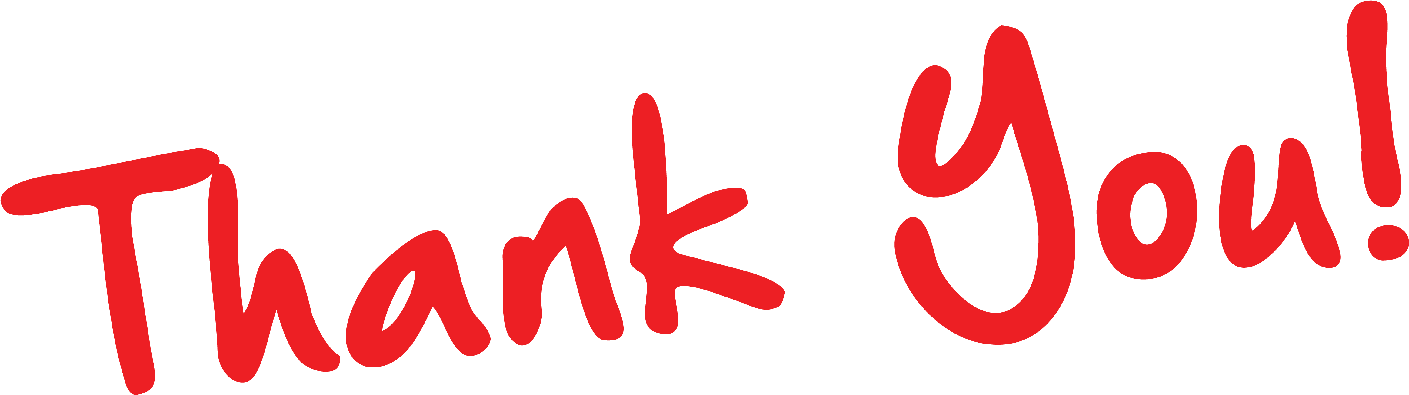 Thankyou Clipart (4770x1457), Png Download