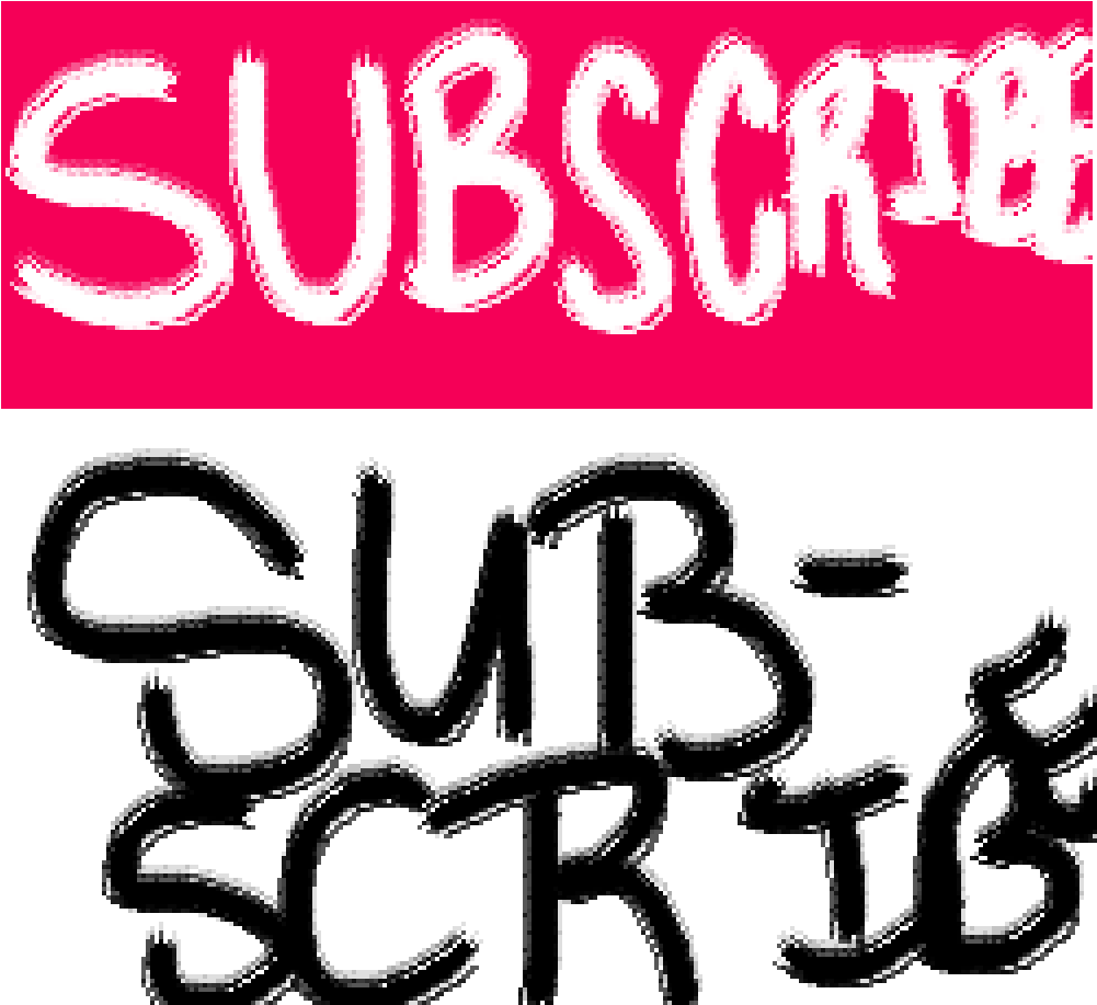 Subscribe Button - Calligraphy Clipart (1000x1000), Png Download