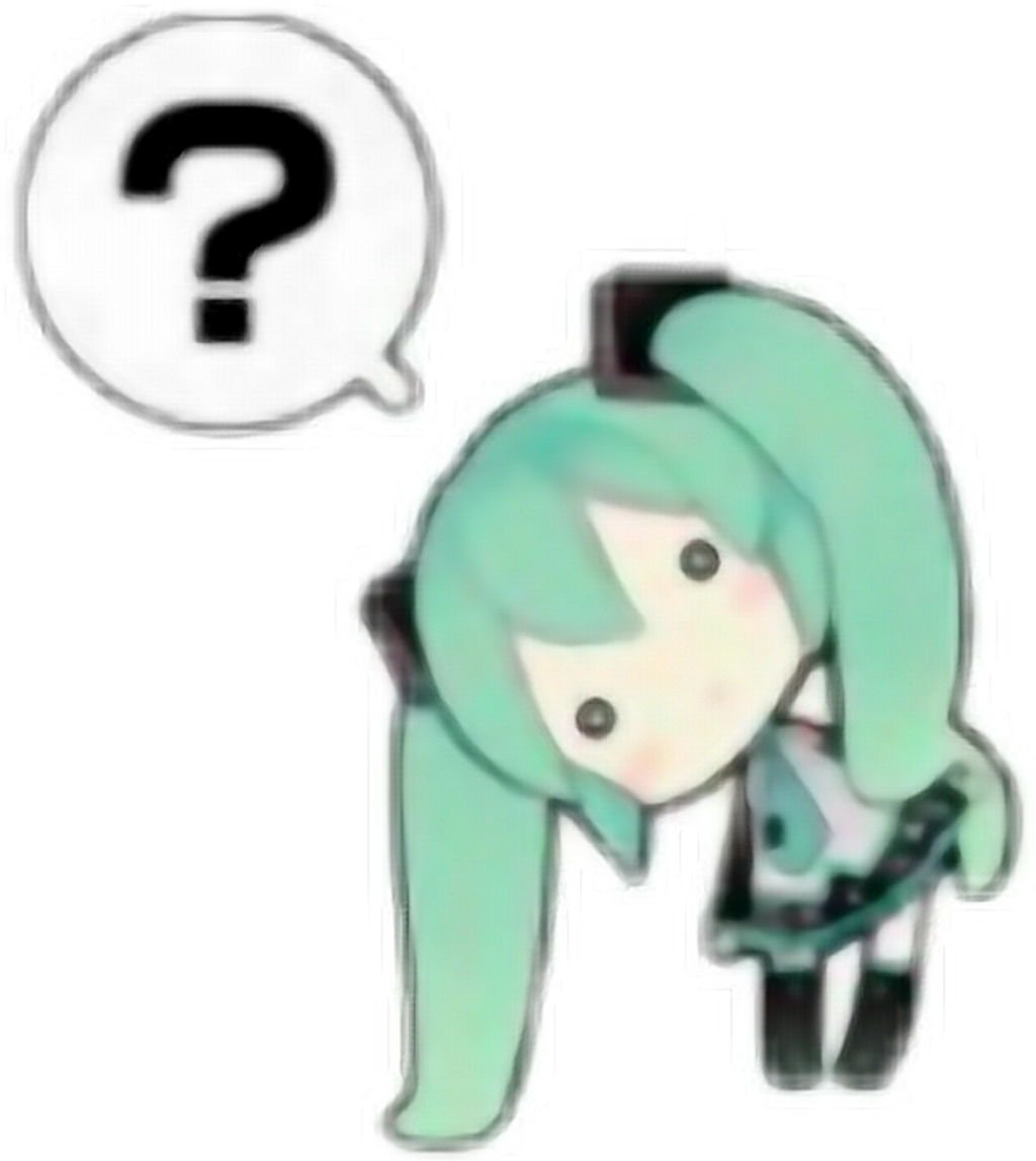 Hatsune Miku Line Sticker Clipart (1024x1148), Png Download