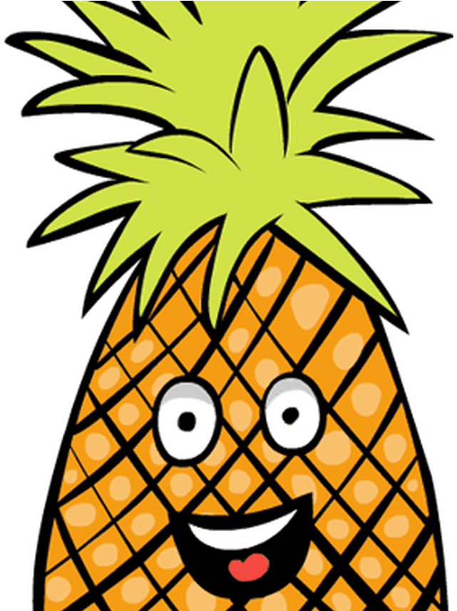Clipart Pineapple Pineapple Fruit Clip Art - Cartoon Fruit Clipart Png Transparent Png (1368x855), Png Download
