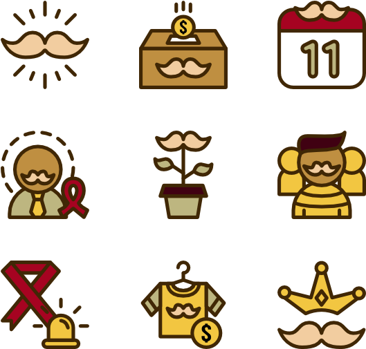 Movember Clipart (600x564), Png Download