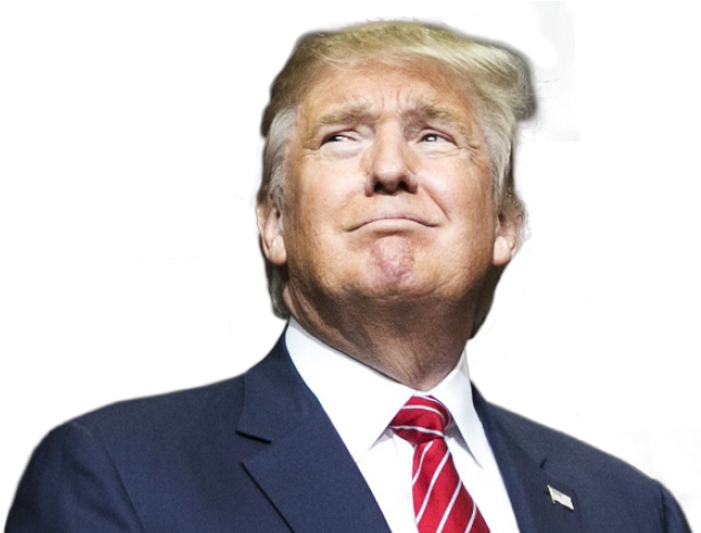 Donald Trump Png Transparent Images - Donald Trump Israel Flag Clipart (640x480), Png Download