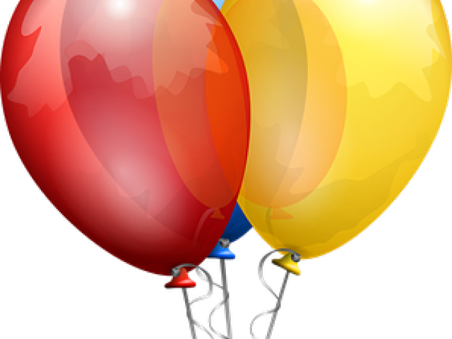 Chocolate Cake Clipart Balloon Png - Happy Birthday Balloons Png Transparent Png (640x480), Png Download