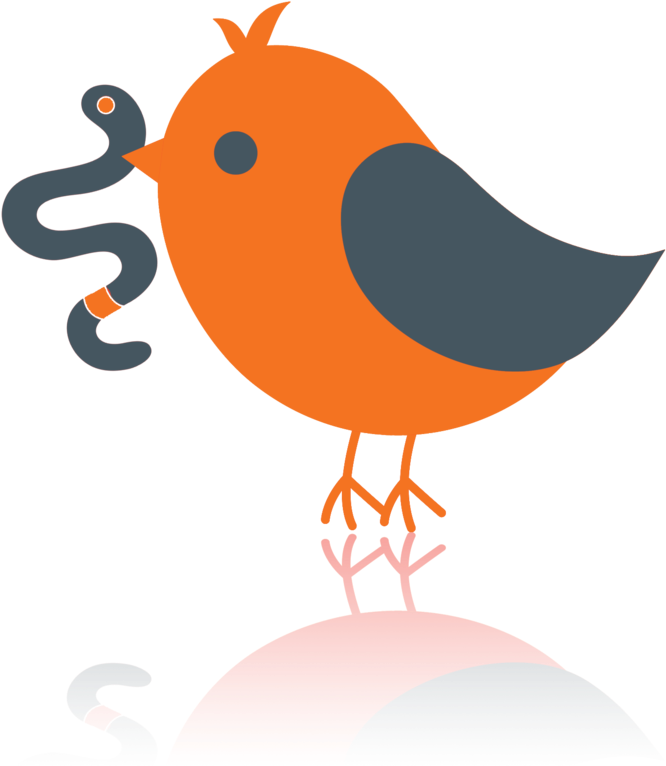Early Bird - Early Bird Gets The Worm Clipart - Png Download (1000x1000), Png Download