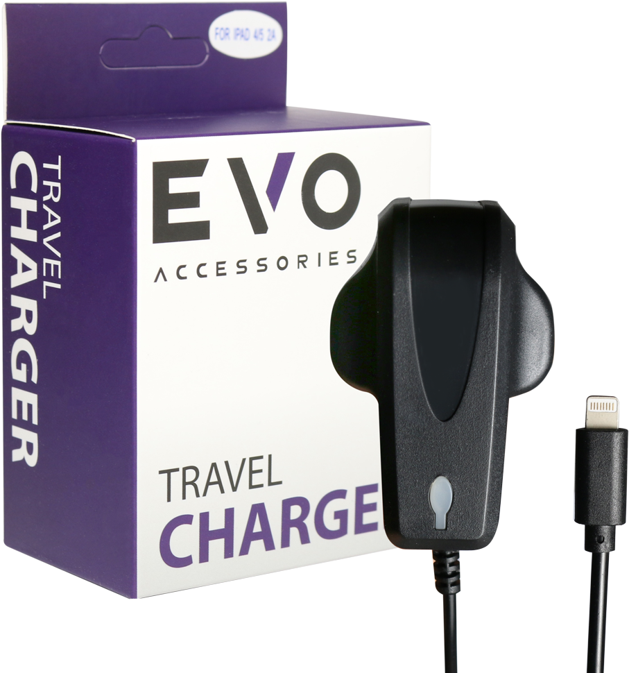 Evo Lightning Mains Charger Suitable For Iphone 5 And - Headphones Clipart (1003x1003), Png Download