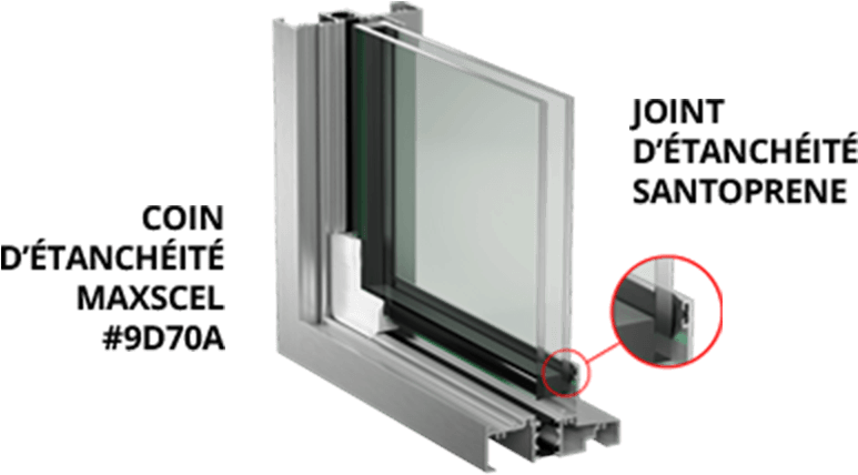 Advantages Of Maxseal Glazing Stops - Parclose Fenetre Clipart (912x449), Png Download