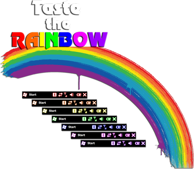 Taste The Rainbow - Rainbow Colors Indigo Violet Clipart (800x699), Png Download