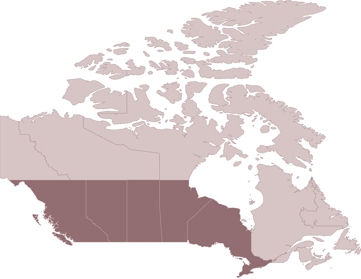 Mops Canada Map - Ping Time World Map Clipart (1400x1084), Png Download