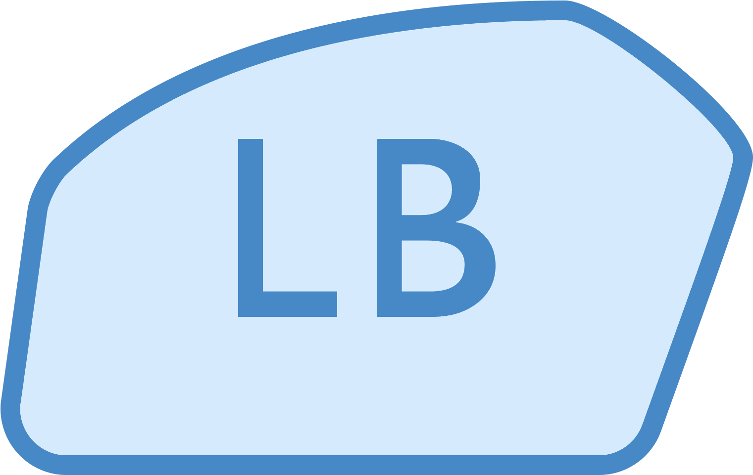 Xbox Lb Icon - T Track Clipart (1521x961), Png Download