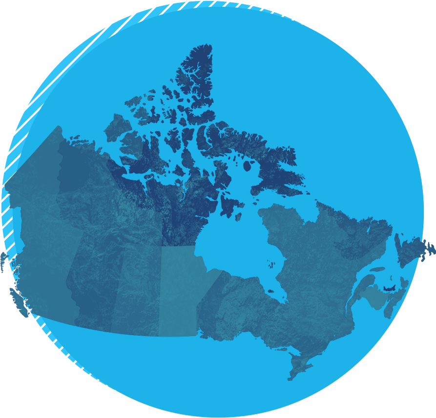 Canada Map Circle - Map Of Canada Ww1 Clipart (936x936), Png Download