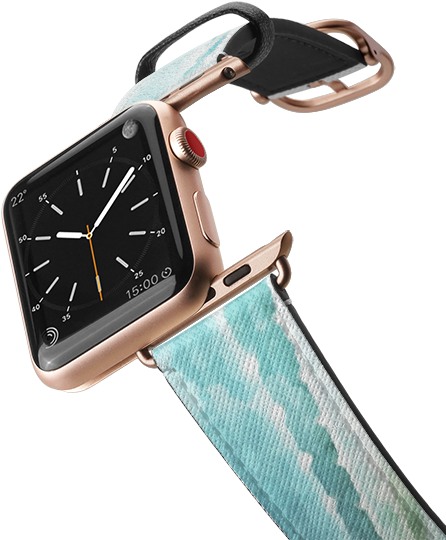 Cactus Watercolor Apple Watch Band Casetify - Apple Snowman Watch Band Clipart (560x560), Png Download