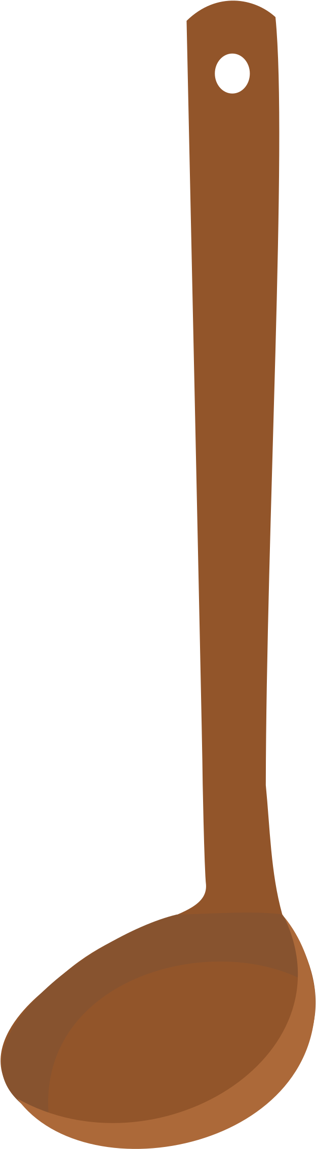 This Free Icons Png Design Of Ladle-wooden - Concha De Sopa Png Clipart (800x2400), Png Download