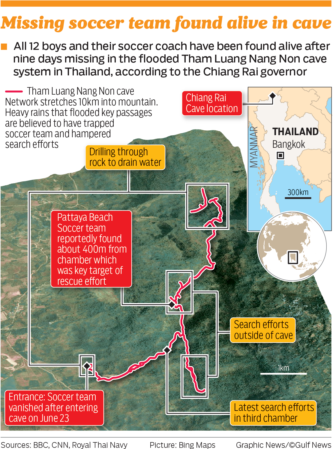 Thailand Soccer Team Cave Map - Thailand Football Team In Cave Clipart (1109x1521), Png Download