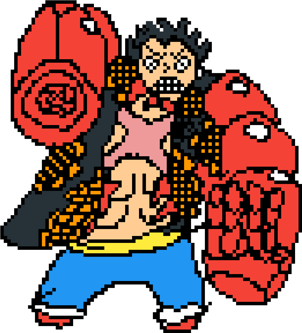 Monkey D Luffy Gear 4th - Cartoon Clipart (1045x1153), Png Download