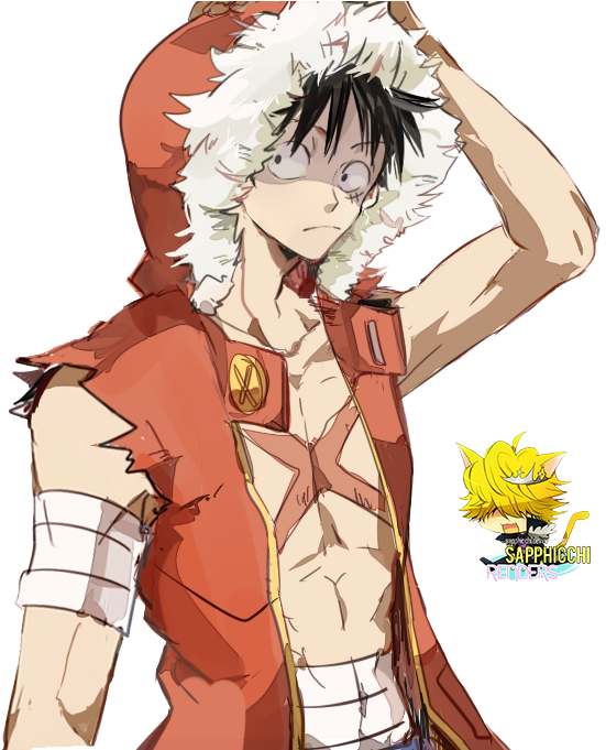 Monkey D Render By - Monkey D Luffy Hot Clipart (650x680), Png Download