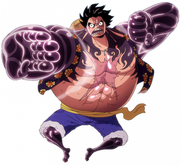 Luffy Gear 4 Render , Png Download - Luffy Gear 4 Png Clipart (600x548), Png Download