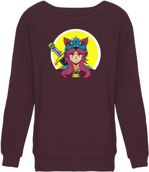 Anime Wolf Lobos - Long-sleeved T-shirt Clipart (650x650), Png Download