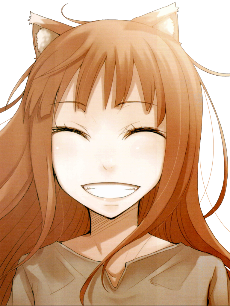 Anime / Spice And Wolf Mobile Wallpaper - Spice And Wolf Clipart (768x1024), Png Download