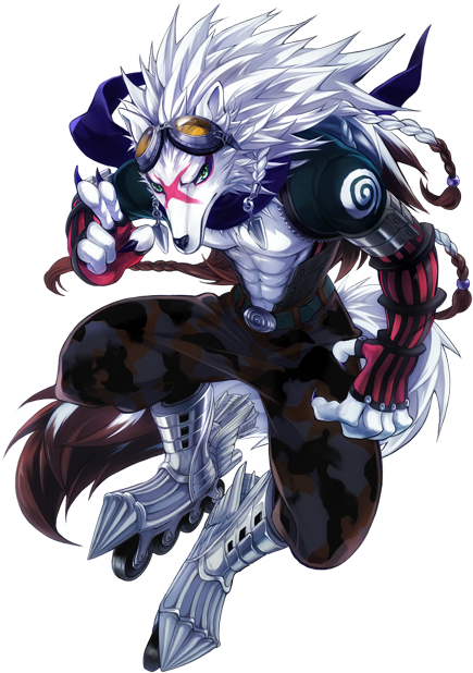 Furry Wolf, Furry Art, Werewolf Art, Anthro Furry, - ケルベロス ブレイド 竜 人 Clipart (480x640), Png Download