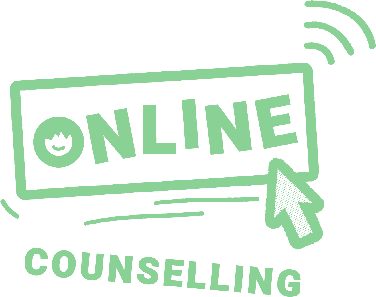 Free, Safe, Anonymous Online Counselling For Young - Sign Clipart (1668x1668), Png Download