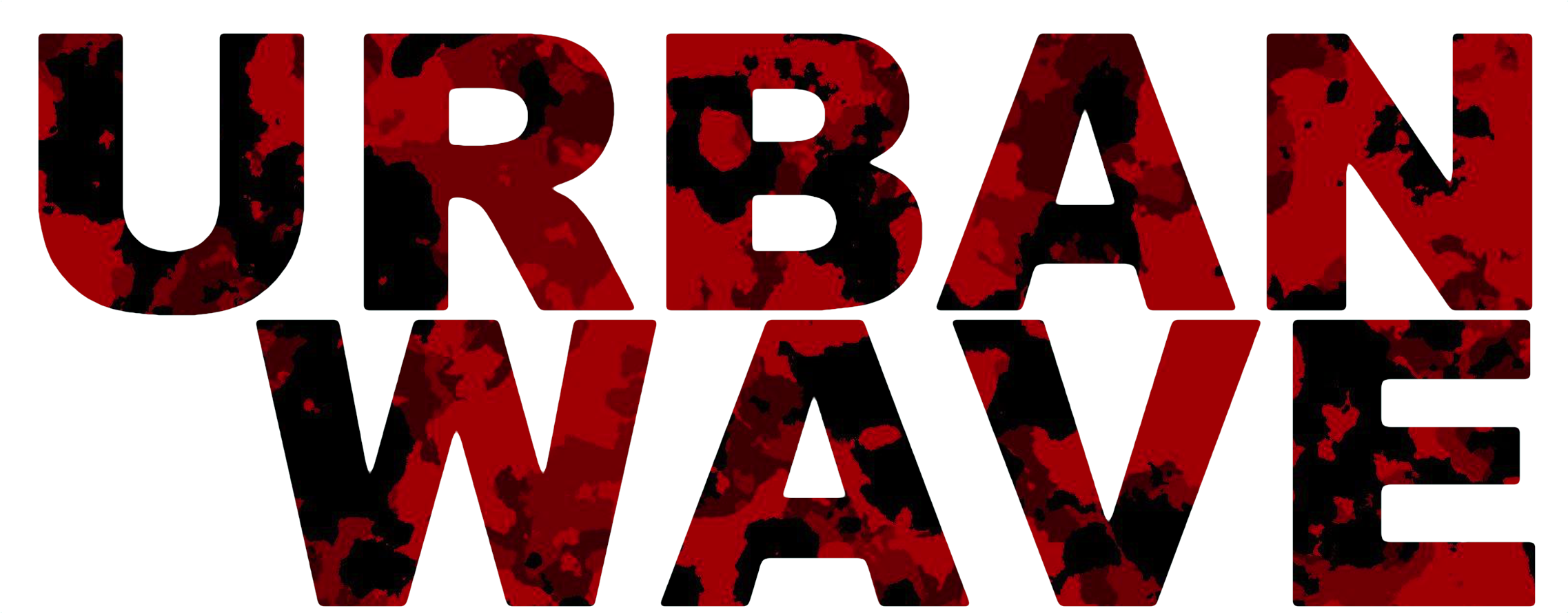 Urban Wave Logo - Graphic Design Clipart (2338x1102), Png Download