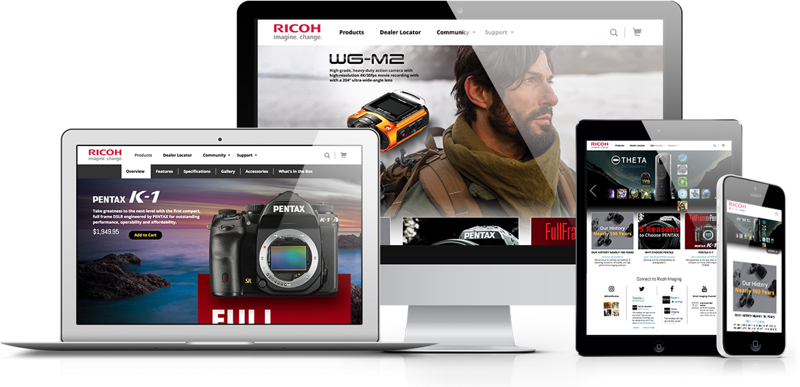 Ricoh Branding Work - Website Clipart (1232x564), Png Download