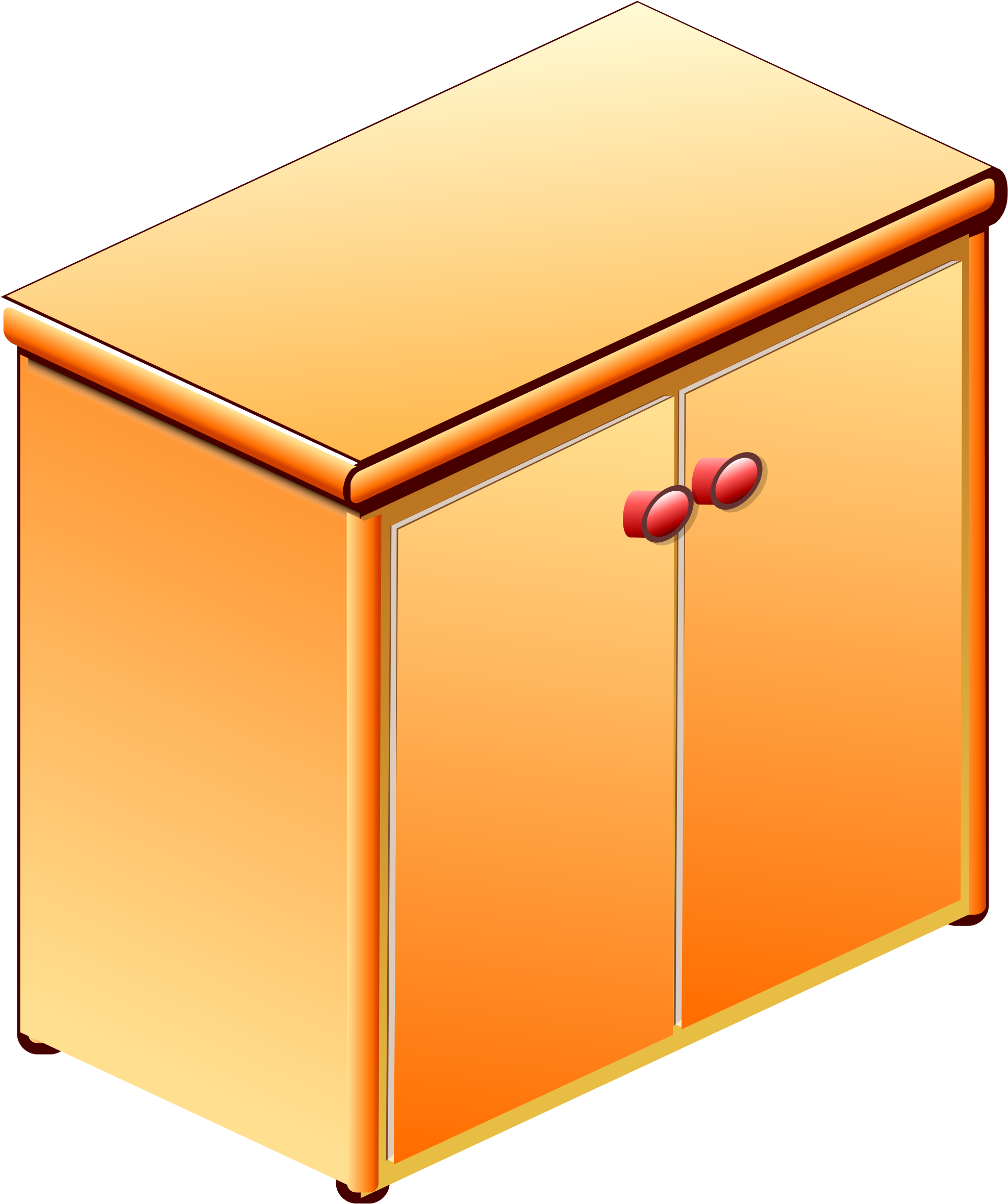 Filing Cabinet Clipart - Box - Png Download (1976x2360), Png Download