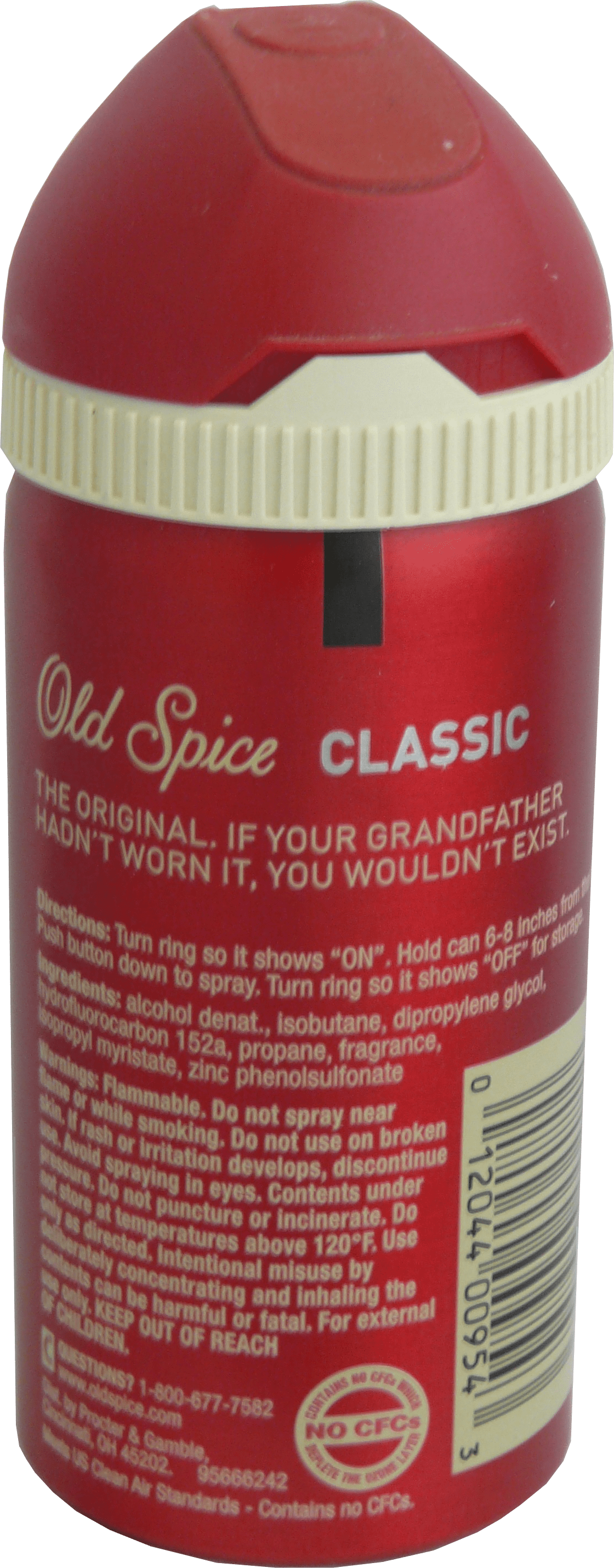 Old Spice Spray Back Clipart (1120x2861), Png Download