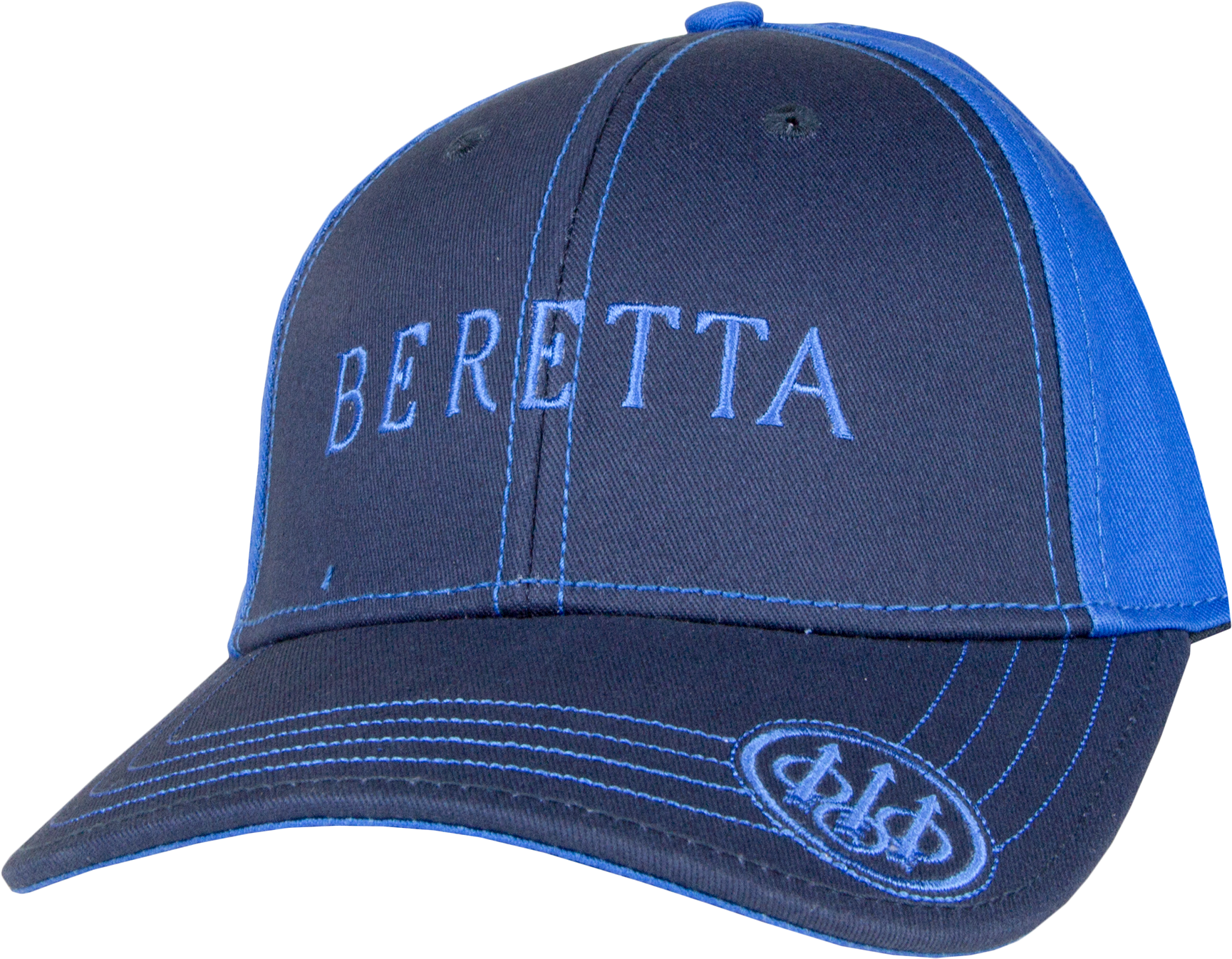 Beretta Usa Sports Cap Velcro Closure Navy One Size - Baseball Cap Clipart (1800x1408), Png Download