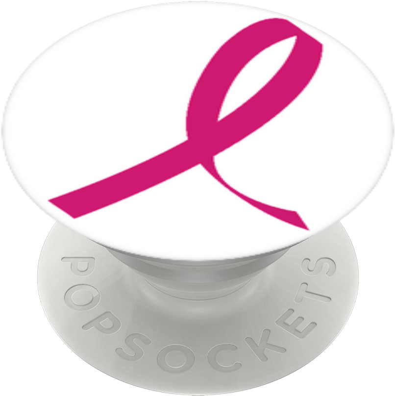 Bcrf Pink Ribbon, Popsockets - Emblem Clipart (989x1000), Png Download