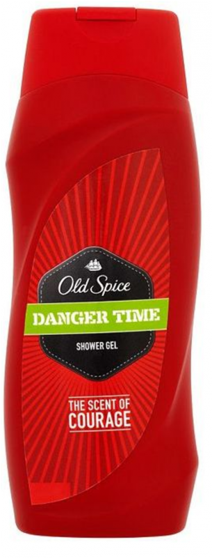 Old Spice Danger Time Shower Gel 250 Ml - Bottle Clipart (800x800), Png Download