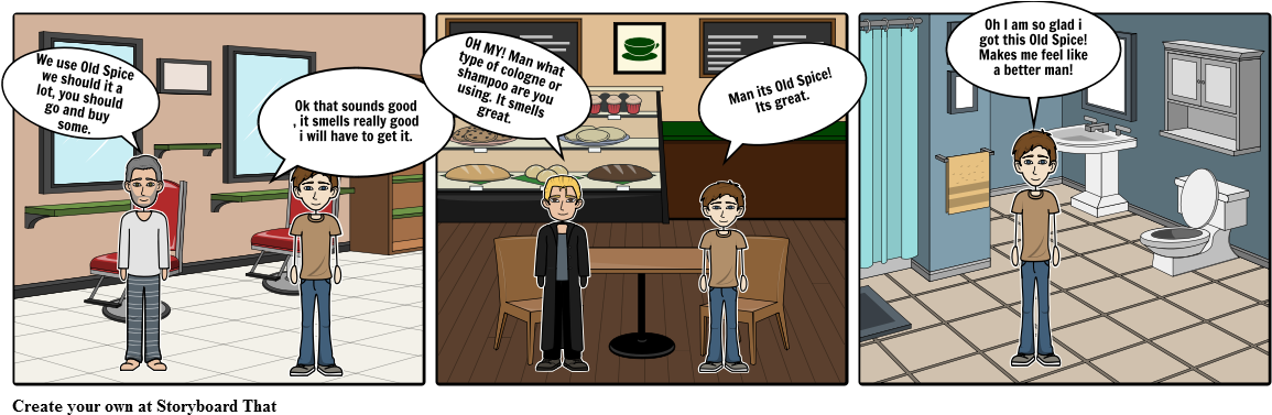 Old Spice - Comics Clipart (1164x385), Png Download