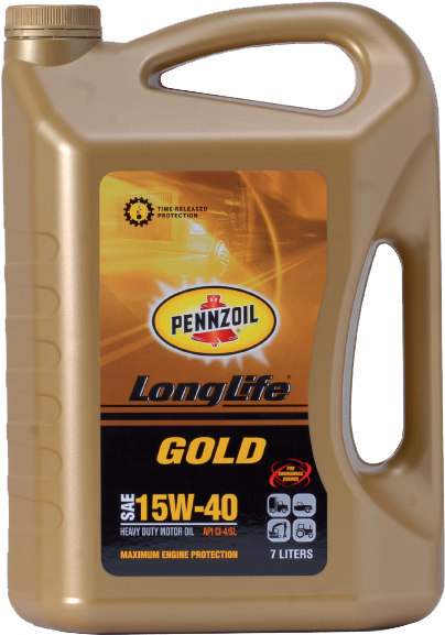 Deo Long Life Gold Sae 15w 40 - 7 Litre Pennzoil Malaysia Diesel Engine Oil Clipart (600x600), Png Download